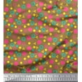thumbnail image 1 of Soimoi Coton Cercle de Tissu, Point & Triangle Géométrique Imprimé Tissu par la Cour 56 Pouces de Large, 1 of 3
