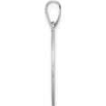 thumbnail image 2 of Sterling Silver Small Rhodium-Plated Fancy Script Letter I Initial Pendant (Width 16.99) (Length 25.65) - Jbsp, 2 of 5