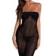 thumbnail image 2 of VISgogo Vestido de playa para mujer, largo, de color sólido, sin mangas, con hombros descubiertos, de punto, transparente, para fiesta y vacaciones VISgogo moda, 2 of 5