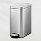 thumbnail image 1 of Bote de basura EKO Titus Slim 10L Acero Inoxidable, para cocina, pedal resistente, cierre silencioso, con cubo interior, tapa antiolores, 1 of 6