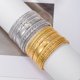 thumbnail image 2 of Xiao Hua Pulseras delicadas para mujer, modernas pulseras en capas, regalos apilables para mujer, 10 piezas, doradas H, 2 of 4