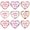 Heart, variant on 48PCS Fathers Day Stickers Label - 1.5" Happy Father's Day Envelope Seals Gift Tags Labels for Cards Gift Boxes DIY Crafts Party Decorations