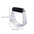 thumbnail image 2 of Professional Dough Blender Pastry Cutter Stainless Heavy Duty Pastry Blender, 2 of 3