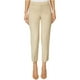 thumbnail image 2 of Pantalones casuales Charter Club de pierna recta para mujer beige 12P, 2 of 2