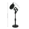 thumbnail image 5 of STRANDCHIC 1Pc Adjustable Microphone Support Stand with Filter and Non Scratch Base Black, 5 of 8