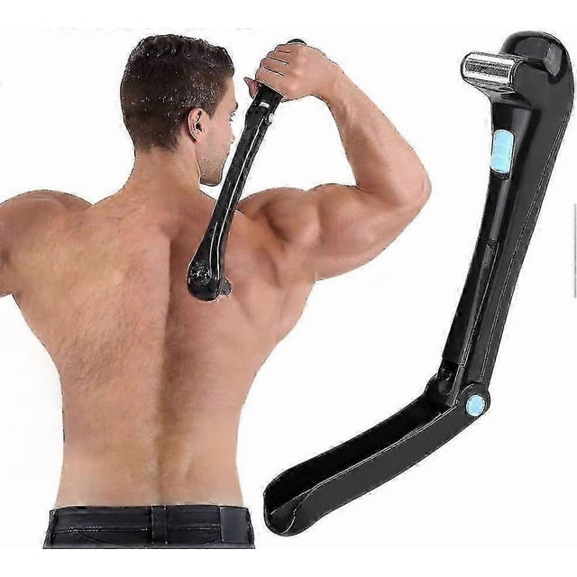 Épilation Ergonomique du Dos et Rasoir Corporel Compatibles pour Hommes, Rasage à Sec Ou à l'Eau avec Poignée Compatible_Perfect Gift