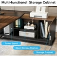 thumbnail image 5 of Tribesigns 67” Executive Desk and 55” Lateral File Cabinet, Large L-Shaped Computer Desk with Storage Cabinet and Shelves, 5 of 7