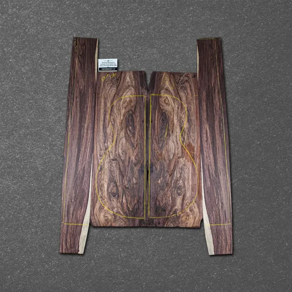 Honduran Rosewood Acoustic Guitar Back and Sides Orchestra Model (OM) Set – HROM000390-1.2