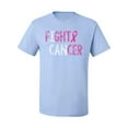 thumbnail image 2 of Fight Cancer Ribbon Men's Graphic T-Shirt, Light Blue, 5XL, 2 of 3