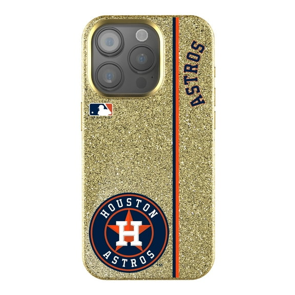 Keyscaper Gold Houston Astros iPhone Bling Case