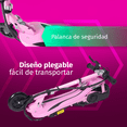 thumbnail image 4 of Scooter Patín Eléctrico Infantil AEIOU Eco-Forte Asiento Cd02a 120w 12km/h Rosa, 4 of 9