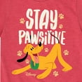 thumbnail image 3 of Disney Classics - Cats & Dogs - Stay Pawsitive - Toddler And Youth Short Sleeve Graphic T-Shirt, 3 of 5