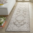 thumbnail image 2 of SAFAVIEH Ebony Ailbhe Medallion Runner Rug, Ivory/Dark Grey, 2'3" x 9', 2 of 7