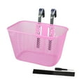 thumbnail image 4 of funtasica Kids Bike Basket Children Bicycle Basket Metal Sturdy Easy Installation Waterproof Bike Accessory Repair Part for Boys Girls Pink, 4 of 8
