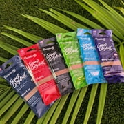 Paradise Air Super Organic Extra Strength Air Freshener, Under the Seat, in the Door Pocket, 1.62 oz, Blue Lava