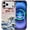 Cherry Waves, variant on for iPhone 13/14 6.1inch, Shockproof Anti-Slip with Full-Body Protection Cover, Frosted Matte Textured Fashion Print Design for Girls BShop