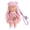 E, variant on Jollyzo Waldorf Doll Keychains - 5.9" Vintage Dress-up Collectors Plush Dolls Birthday Present for Kids - Fashion Doll Bag Charm for Girls and Boys