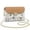 Birds Print, variant on Coral Print Women Leather Crossbody Bag Exquisite Craftsmanship Leather Quilted Shoulder Bag with Chain Strap Practical Functional for Daily Use and Travel