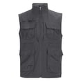 thumbnail image 3 of Women's Breathable Mesh Fishing Vest Jacket for Hiking Travel Outdoor Adventures Casual Daily Wear Fashion Essential Gift for Ladies | CSEONE,Gray L, 3 of 8