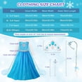 thumbnail image 4 of Vestidos de princesa Meland para niñas con capa larga de 9 a 10 años, 4 of 7