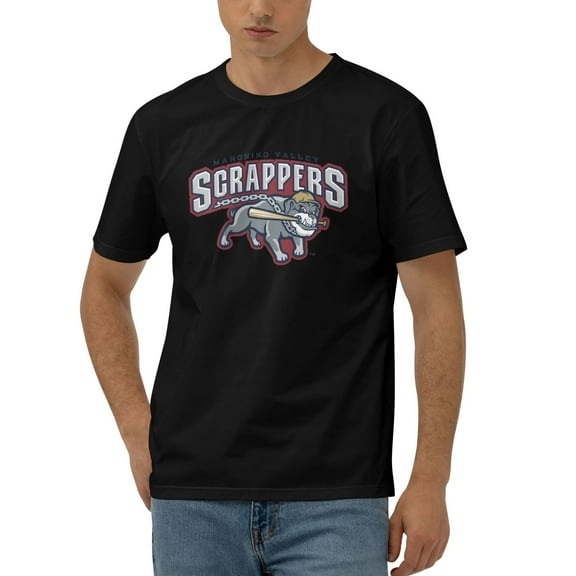 Mahoning Valley Scrappers Men'S 170g Combed Cotton Short Sleeve T-Shirt