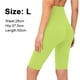 thumbnail image 2 of Hukapapa Pantalones cortos de ciclismo de cintura alta para mujer Pantalones cortos de entrenamiento para correr Peach hip Fitness Pantalones cortos de yoga de cintura alta, verde,, 2 of 6