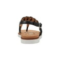 thumbnail image 5 of Easy Spirit Womens Elaine Leather Braided Thong Sandals, 5 of 5