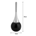 thumbnail image 5 of Escobillas para inodoro: escobilla y soporte para inodoro de acero inoxidable para baño, 5 of 5
