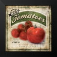thumbnail image 2 of Grey, Jace 20x20 Black Modern Framed Museum Art Print Titled - Tomatoes, 2 of 5