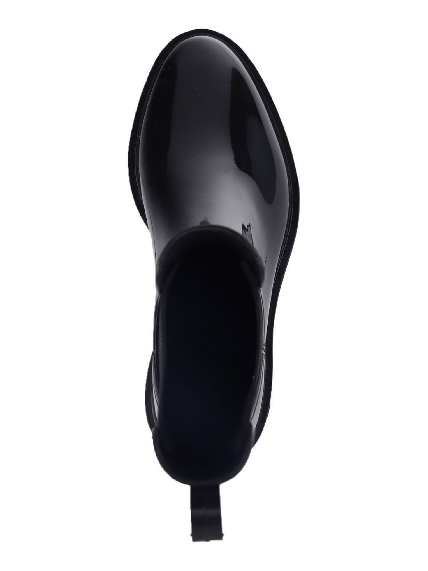 INC Womens Black Goring Lug Sole Slip Resistant Breathable Rylien Round Toe Block Heel Rain Boots 8