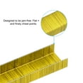 thumbnail image 3 of Uxcell Staples for Stapler, 8 Pack #10 Mini 3/16 Inch Length Staples for Office Supplies, Yellow, 3 of 6