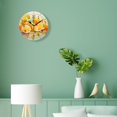 thumbnail image 4 of ATEDEANEI 12" Wall Clock Battery Operated Silent Non Ticking Lemon Lime Orange Exquisite, 4 of 5