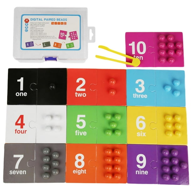 Juego de combinación de colores,Juguetes Montessori Juguete de clasificación de colores Cuentas de arcoíris,Combinación de colores Matemáticas Conteo Aprendizaje preescolar,Juguetes de