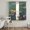Red, Indigo, Green, variant on Farmhouse Flower Sheer Curtains 63 Inch Length 2 Panels Set, Vintage Botanical Blooms Floral Art Voile Window Treatment Rod Pocket Curtains Sheers Drapes for Bedroom/Living Room/Kitchen 52x"63"x2
