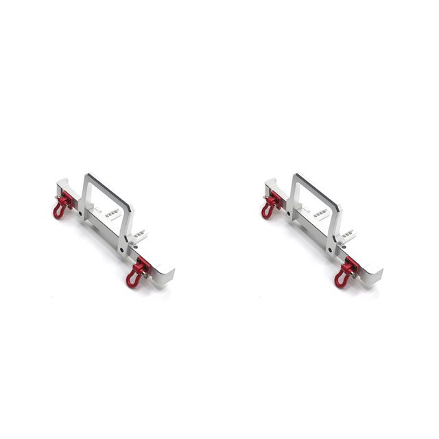 Kenally Parachoques delantero RC, accesorios de aleación de aluminio para coche, reemplazo de componentes remotos multipropósito para el modelo 1001 Type2 NO2 Kenally CBP268416