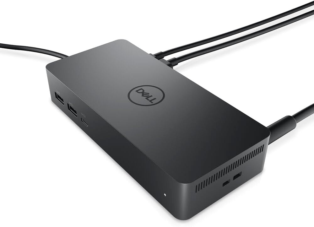 Restored Dell UD22 Universal Docking Station – USB-C/USB-A, 130W Power Delivery, Dual/Triple Monitor Support, 4K HDMI & DisplayPort, Gigabit Ethernet (Refurbished)