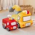 thumbnail image 6 of Car Plush Simulation,Cartoon Pillow Stuffed Plush car Gift Children's Birthday Party Gift(Fire Truck), 6 of 6