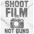 thumbnail image 4 of Shoot Film Not Guns Photographer Pun Men's Graphic T Shirt Tees Brisco Brands S, 4 of 4