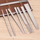 thumbnail image 4 of 7pcs astilla profesional de acero inoxidable pedicura manicura cutícula removedor kit conjunto de herramientas, 4 of 8