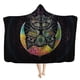 thumbnail image 2 of Manta con capucha de vikingo nórdico para hombre, manta con garabatos, runas y brújula, tótem, impresión 3D, manta de franela suave y cómoda con capucha, ropa de cama, 2 of 5
