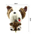 thumbnail image 5 of Visland Golf Club Cover Non-slip Thick Plush Cute Animal Shape Cartoon Prevent Damage Washable Ox-head Animal Golf NO.1 Driver Headcover for Golf Course, 5 of 9