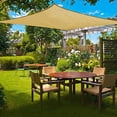 thumbnail image 3 of Vela Para El Sol, Parasol Impermeable, Rectangular, Bloque Uv, Toldo De Vela Para El Sol, Para Patio Al Aire Libre, Jardín seitruly HA041880-03, 3 of 6