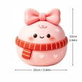 thumbnail image 2 of Christmas Snowman Squishy Toy Cute Cartoon Stress Ball Slow Rising Squeeze Fidget for Kids Adults Glitter Squishy Travel Portable Stocking Stuffer Party Favor Fun, 2 of 4