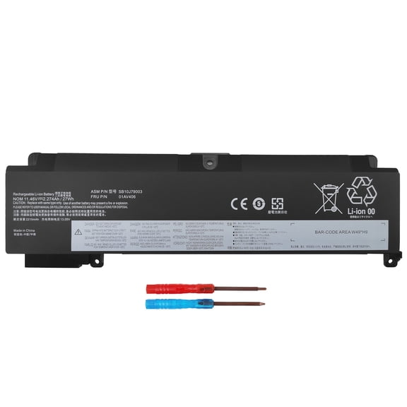 01AV406 Laptop Battery for Lenovo ThinkPad T460S T470S Notebook Internal SB10J79003 00HW038 00HW025