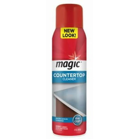 NEW 2PK Magic 17 OZ Aerosol Countertop Cleaner Plus Protector With Stay (Best Thing To Clean Marble Countertops)