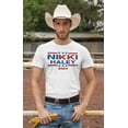 thumbnail image 3 of Election 2024 Nikki Haley 2024 Triple Stars Mens T Shirt, 3 of 5