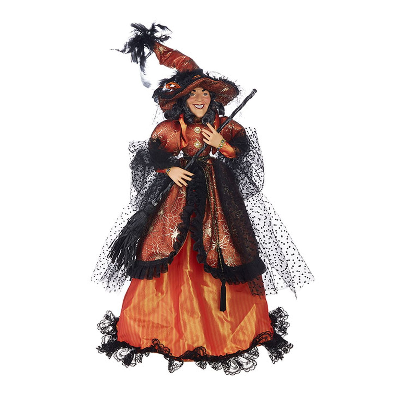 Raz Imports Halloween Party 27&quot; Orange Witch