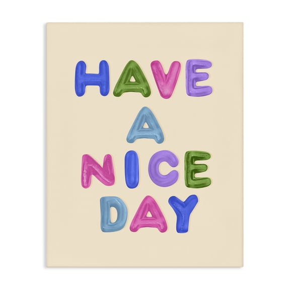Stupell Industries Have a Nice Day Gummies Canvas Wall Art, design by LISH Creative