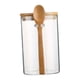 thumbnail image 4 of Frasco de vidrio para especias, resistente, para cocina, 280 ml, para granos de café, transparente, para almacenamiento, organizador de condimentos 1 pieza, 4 of 9