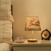 BZSMCE Table Lamp Creative Springtime Friendship Pattern Simple Pattern Night Light